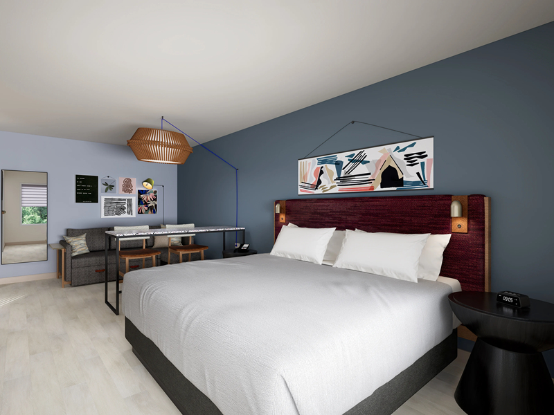 Muebles de dormitorio de hotel Atwell Suites 5 estrellas moderno