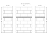 12 "* 24 " con panel de ducha Belt Line de ancho